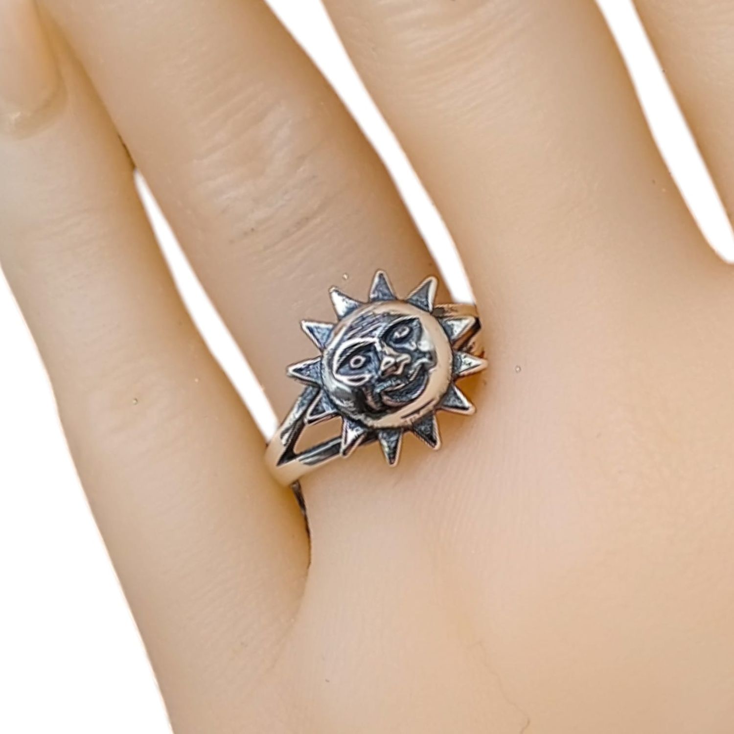 ANILLO SOL # 8 PLATA .925