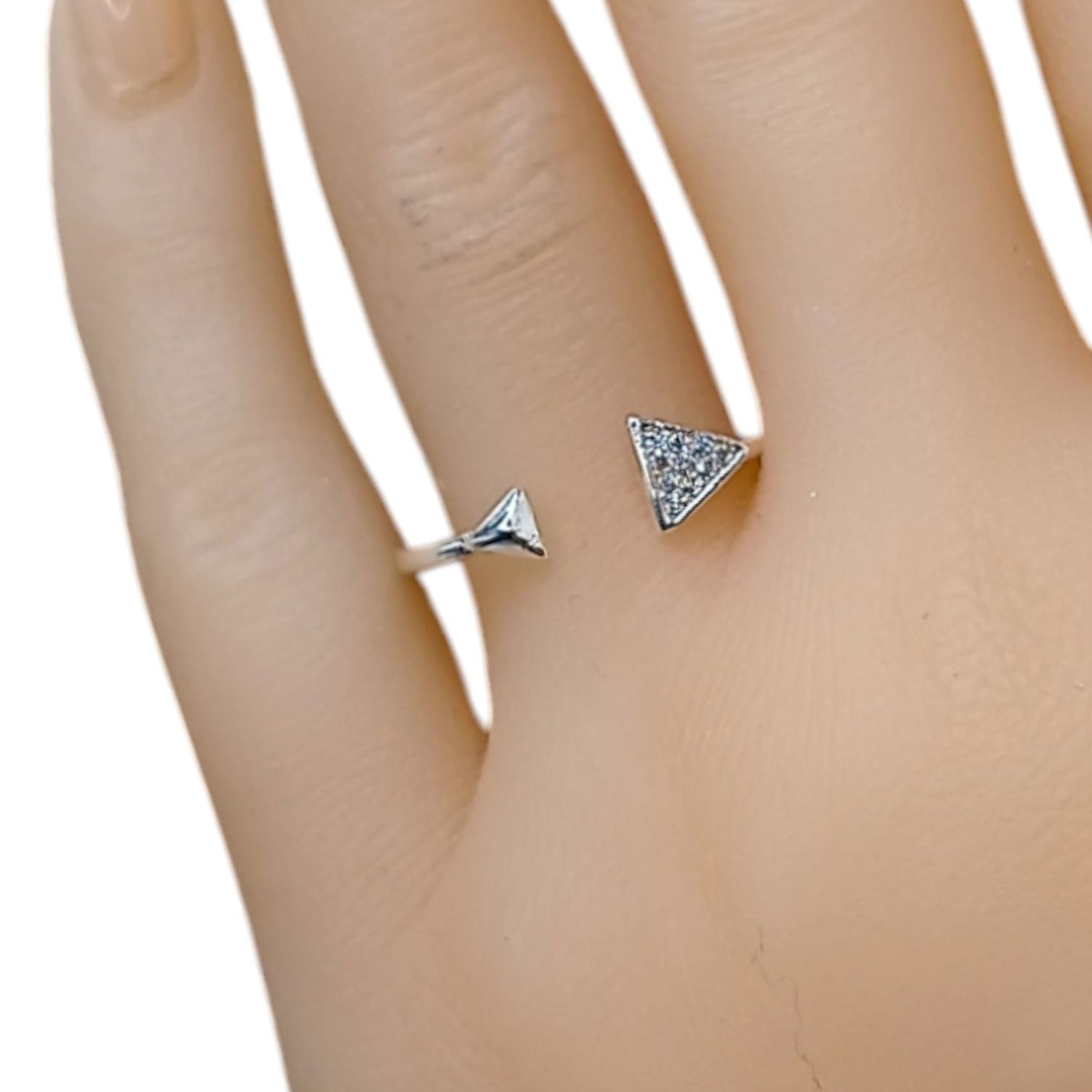 ANILLO AJUSTABLE FLECHA  PLATA .925