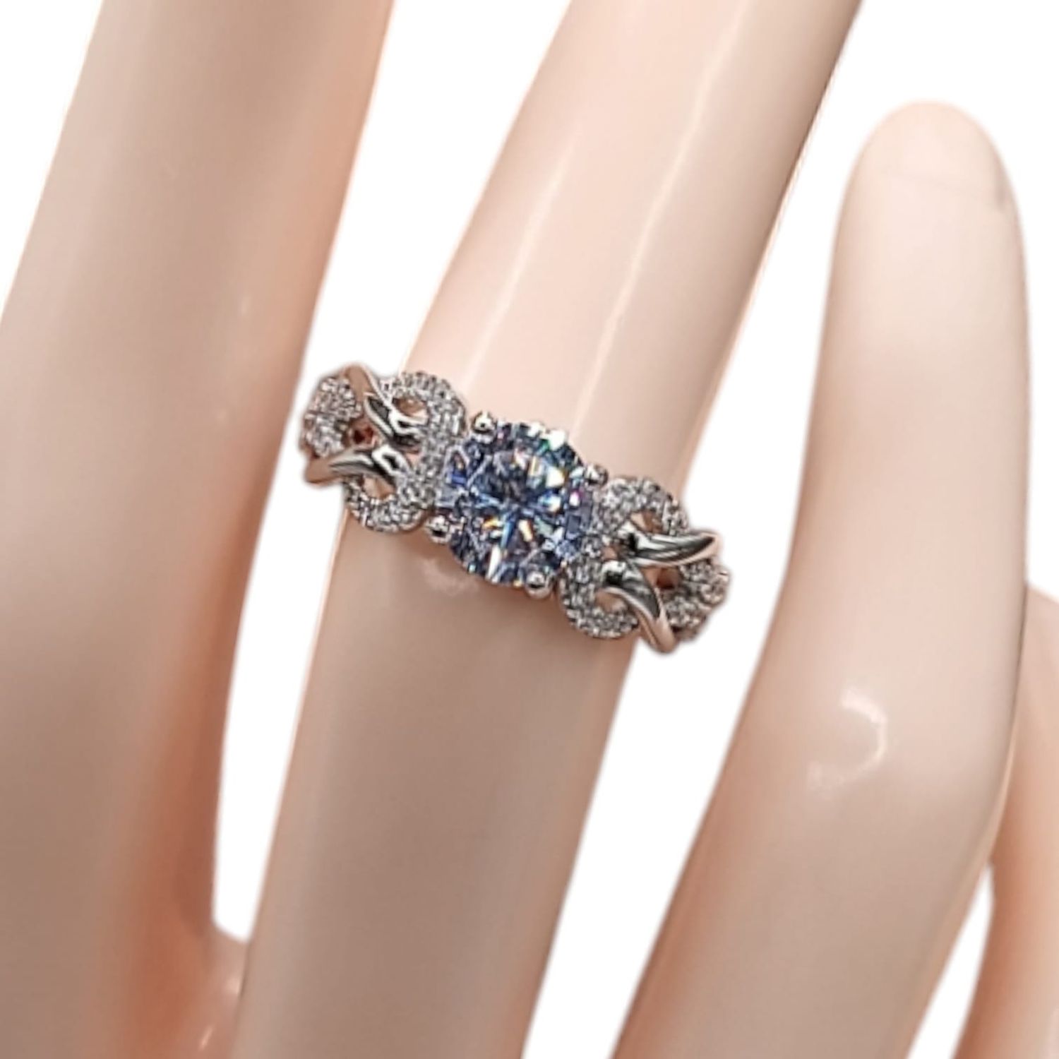 ANILLO FANCY CZ VARIAS MEDIDAS PLATA .925