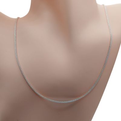 Cadena soga a la medida ajustable  PLATA .925