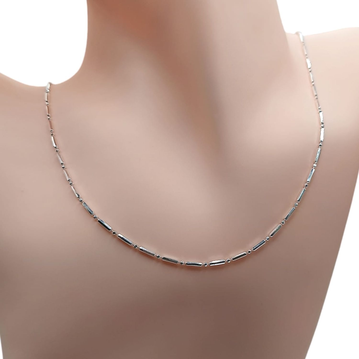Cadena Canutillo especial. 24&quot; de largo PLATA .925