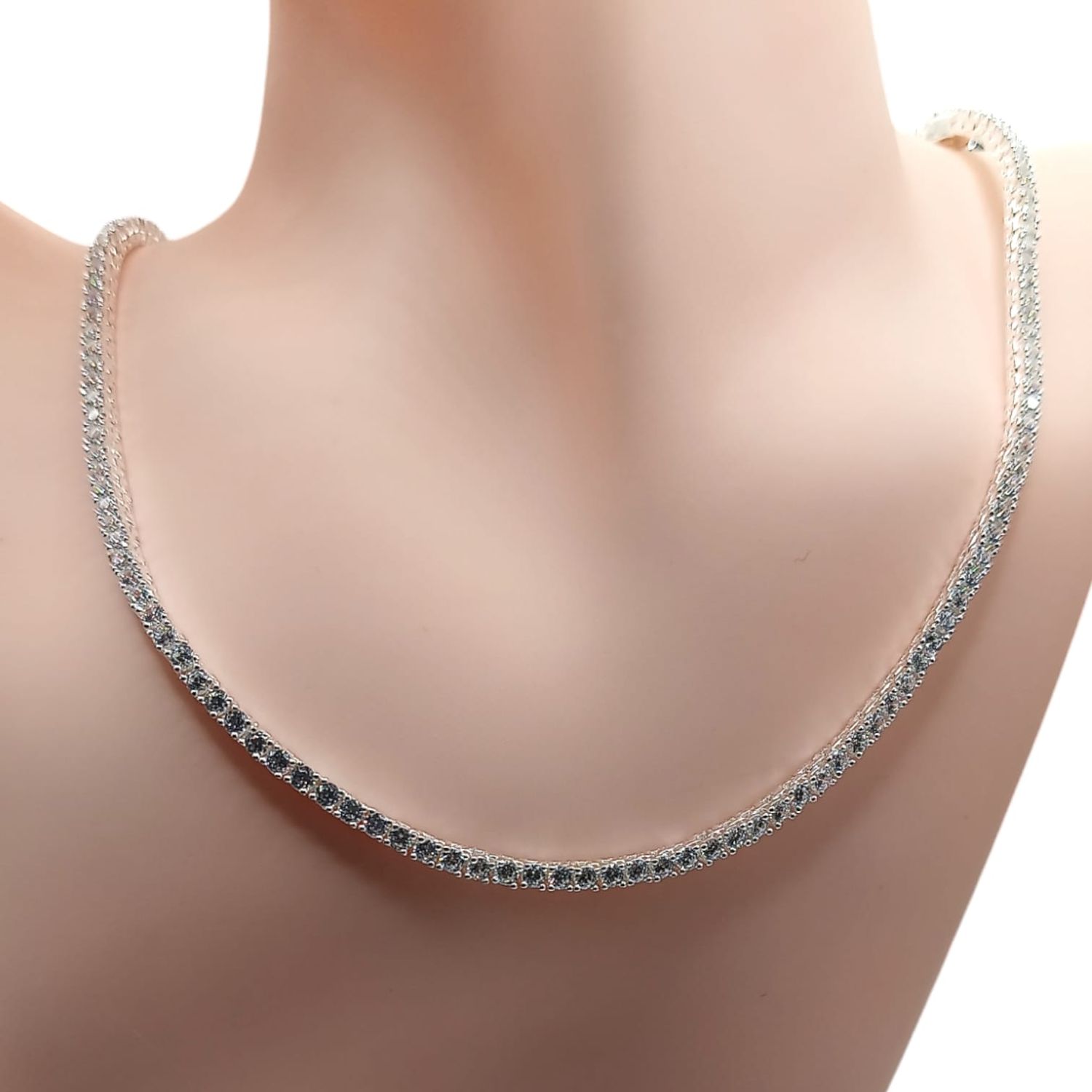 CADENA CON CZ 2.5 MM 20&quot;