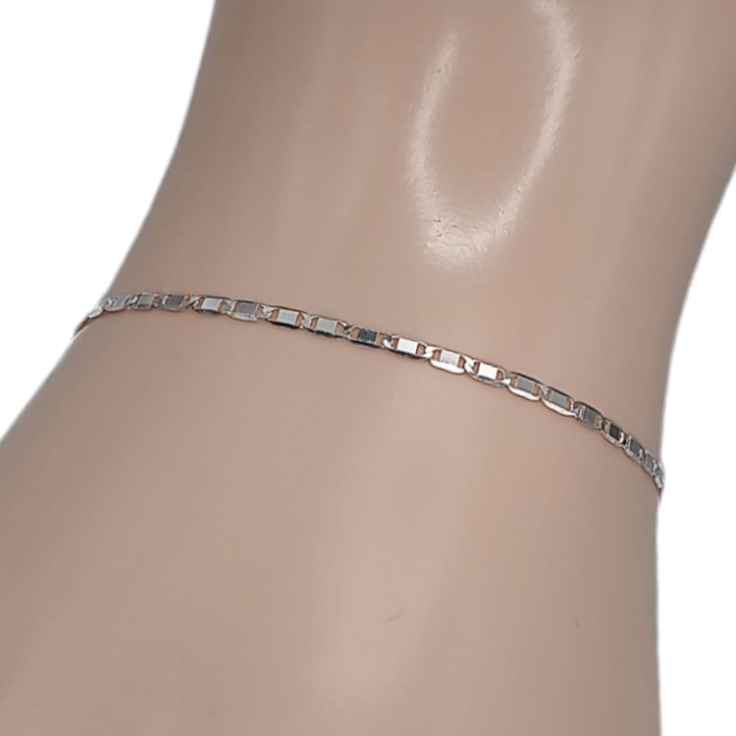 PULSERA VAL 7.5&quot; 1.5 MM PLATA .925