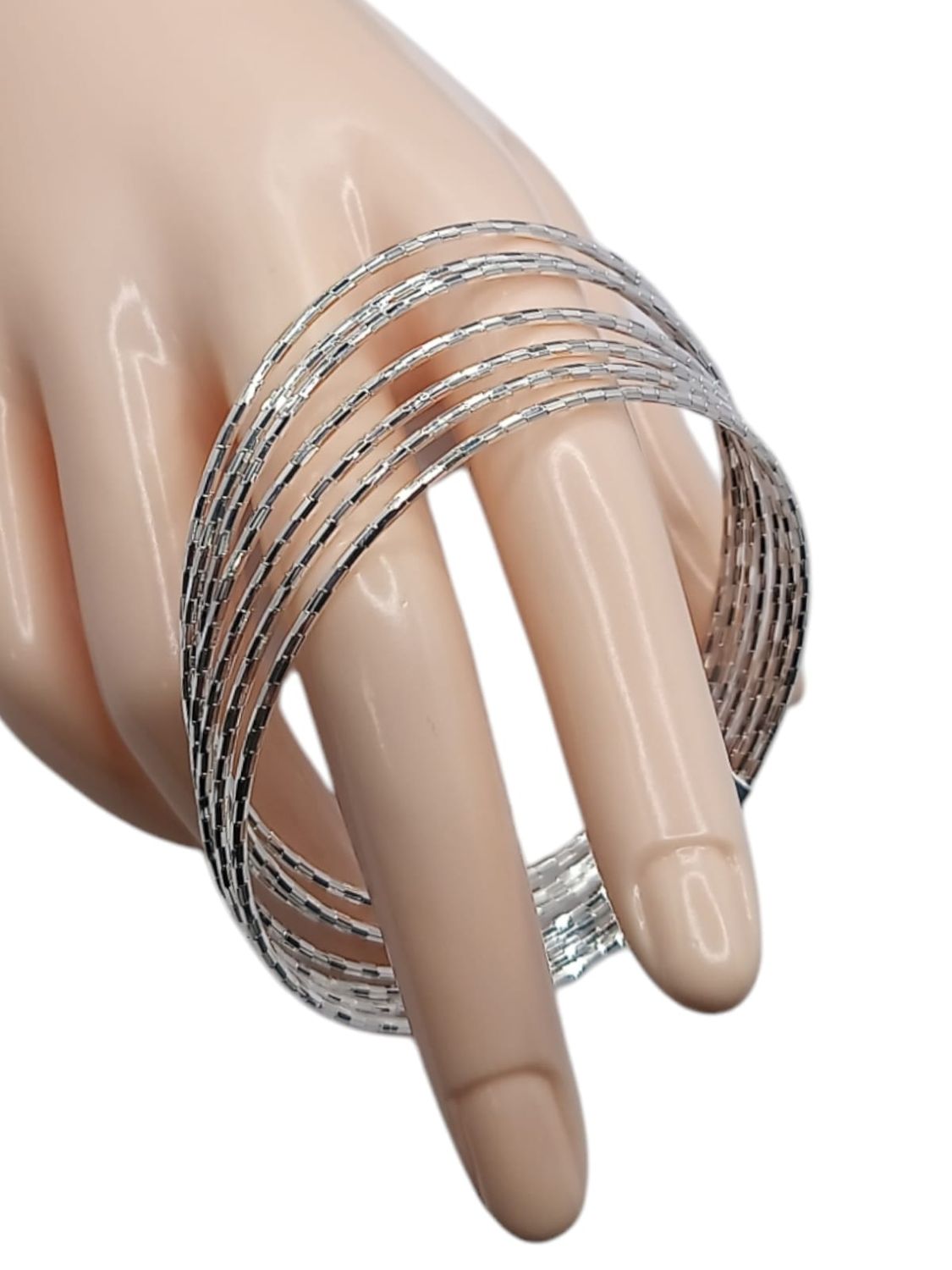 Semanario facetado medidas 6.5cm PLATA .925