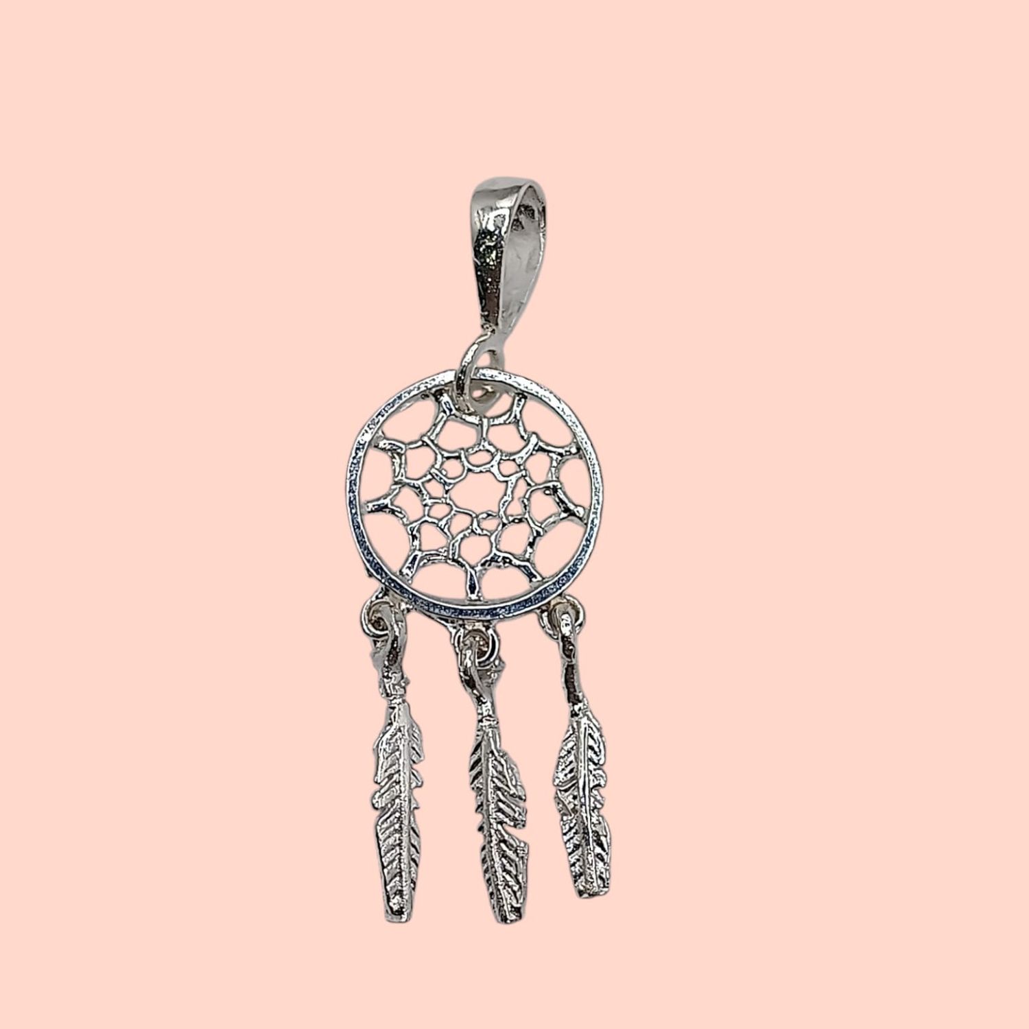 DIJE ATRAPASUEÑOS 3.5 CM PLATA .925
