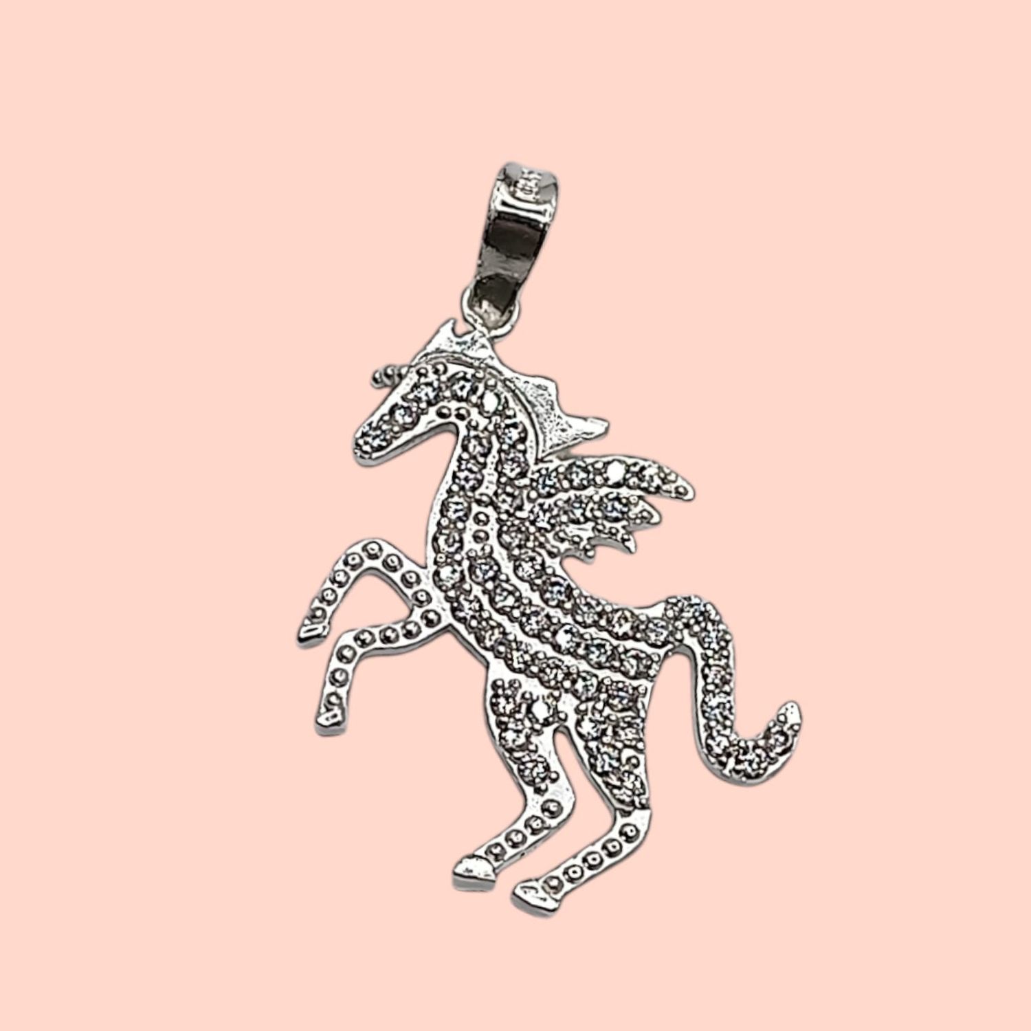 DIJE UNICORNIO CON CZ