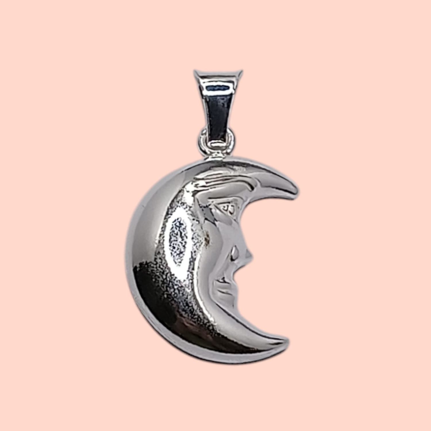 DIJE LUNA 2.8 CM PLATA .925