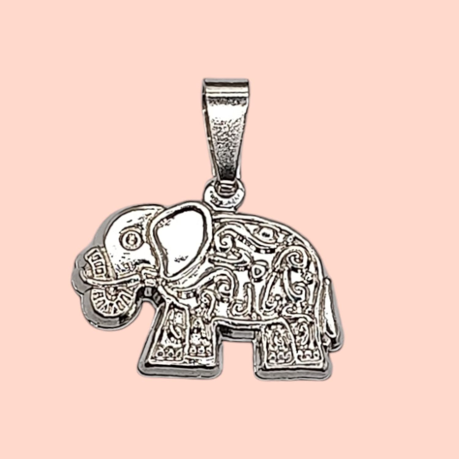 DIJE ELEFANTE 2 CM PLATA .925