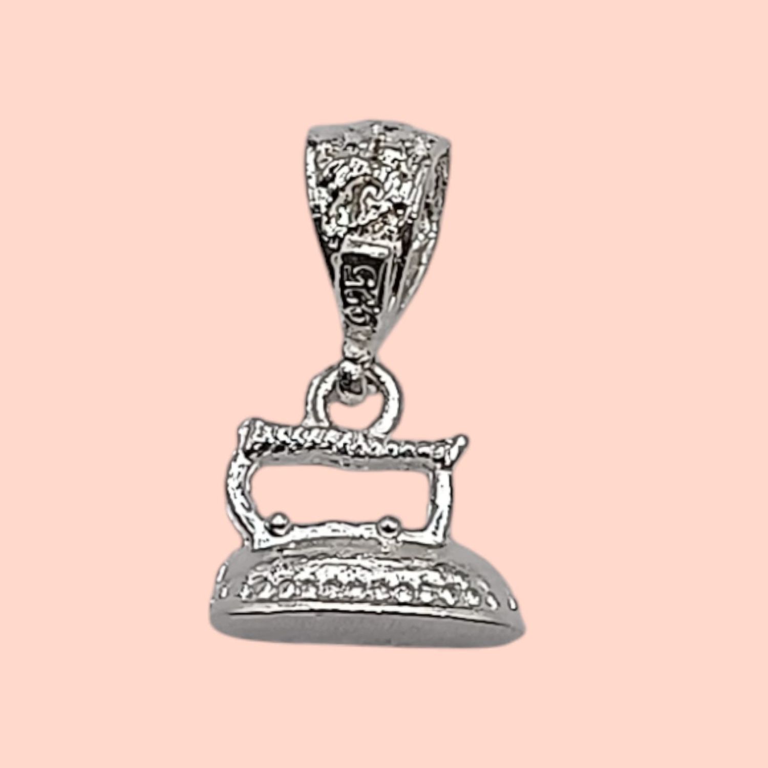 DIJE DE PLANCHA 2 CM PLATA .925
