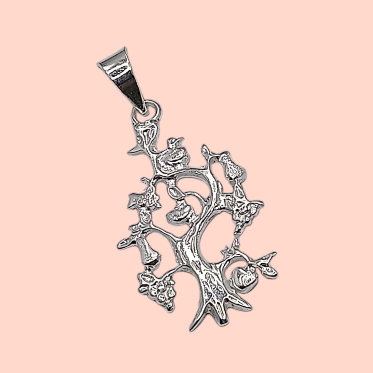 DIJE  ARBOL DE FRUTOS 1.5&quot; PLATA .925