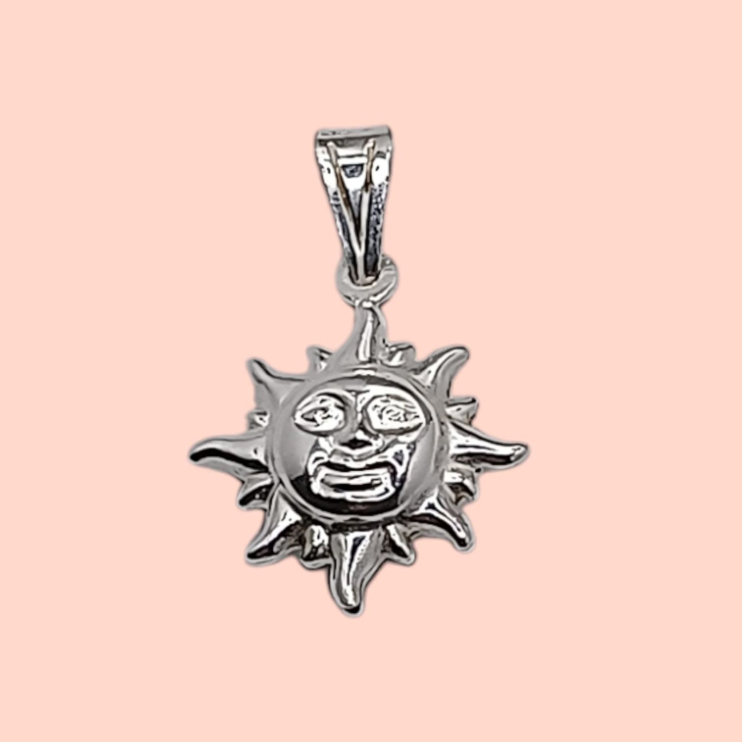 DIJE SOL 2 CM PLATA .925