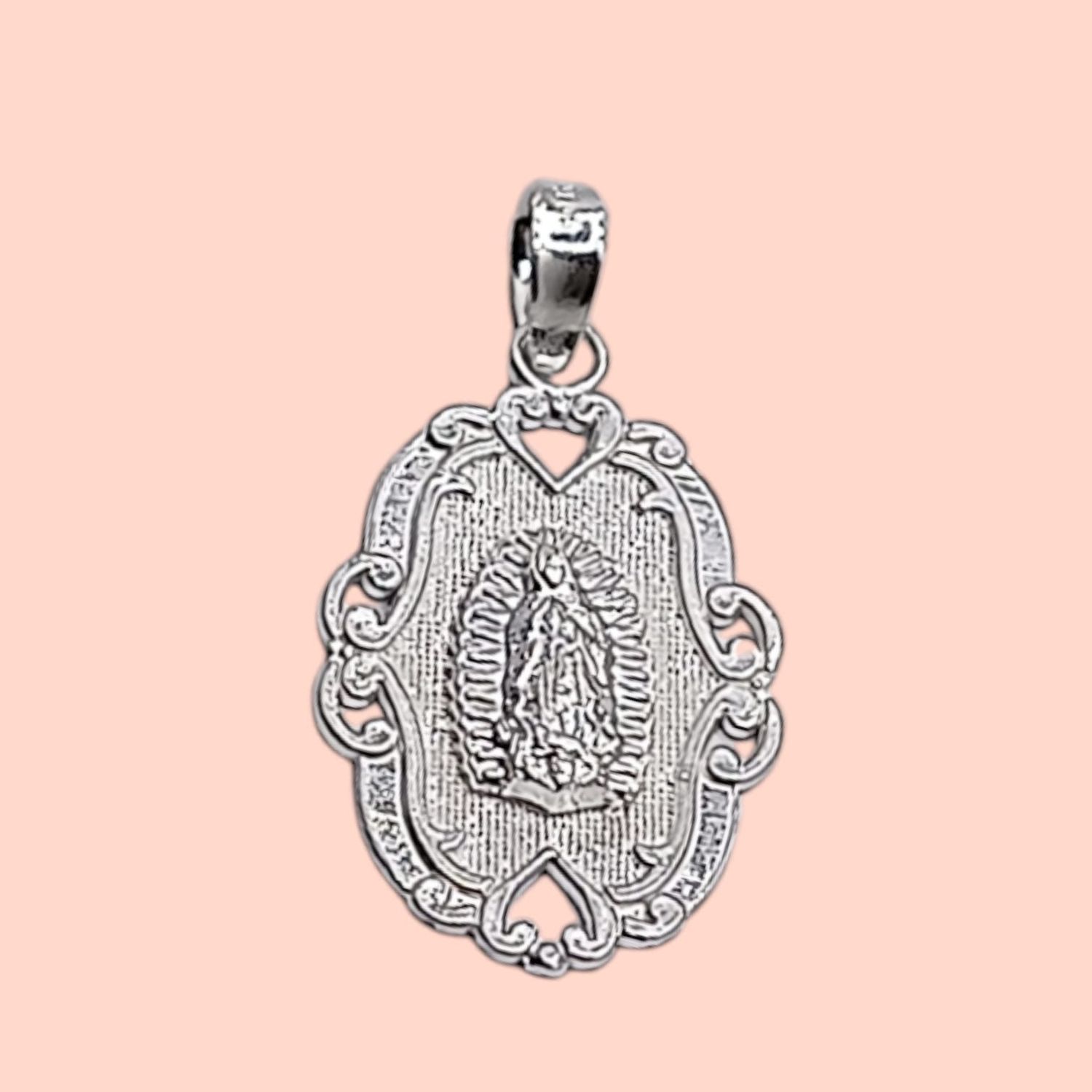 DIJE VIRGEN GPE 1&quot; PLATA .925