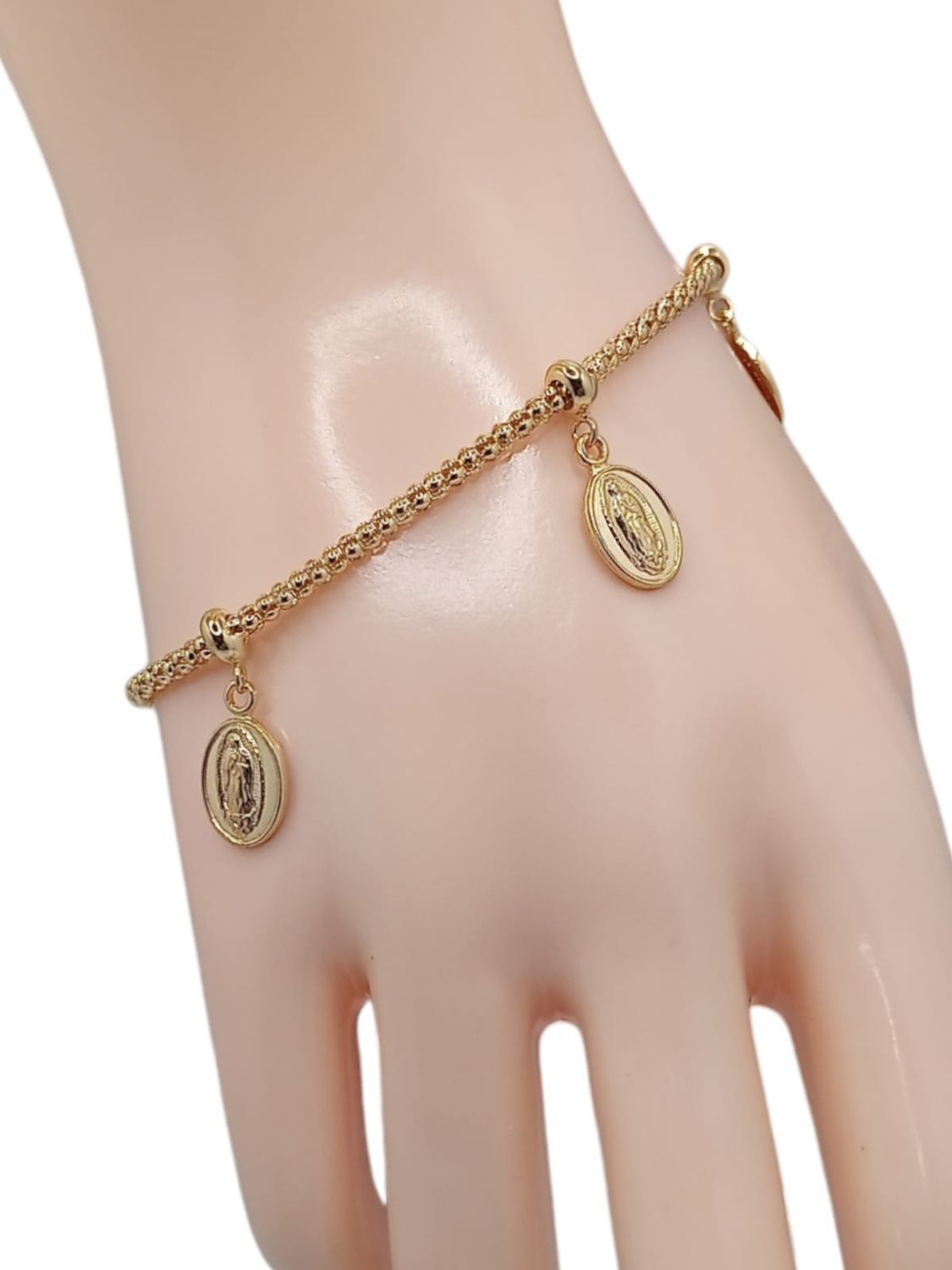 PULSERA V DE GPE 8&quot; CHAPA PLATA .925