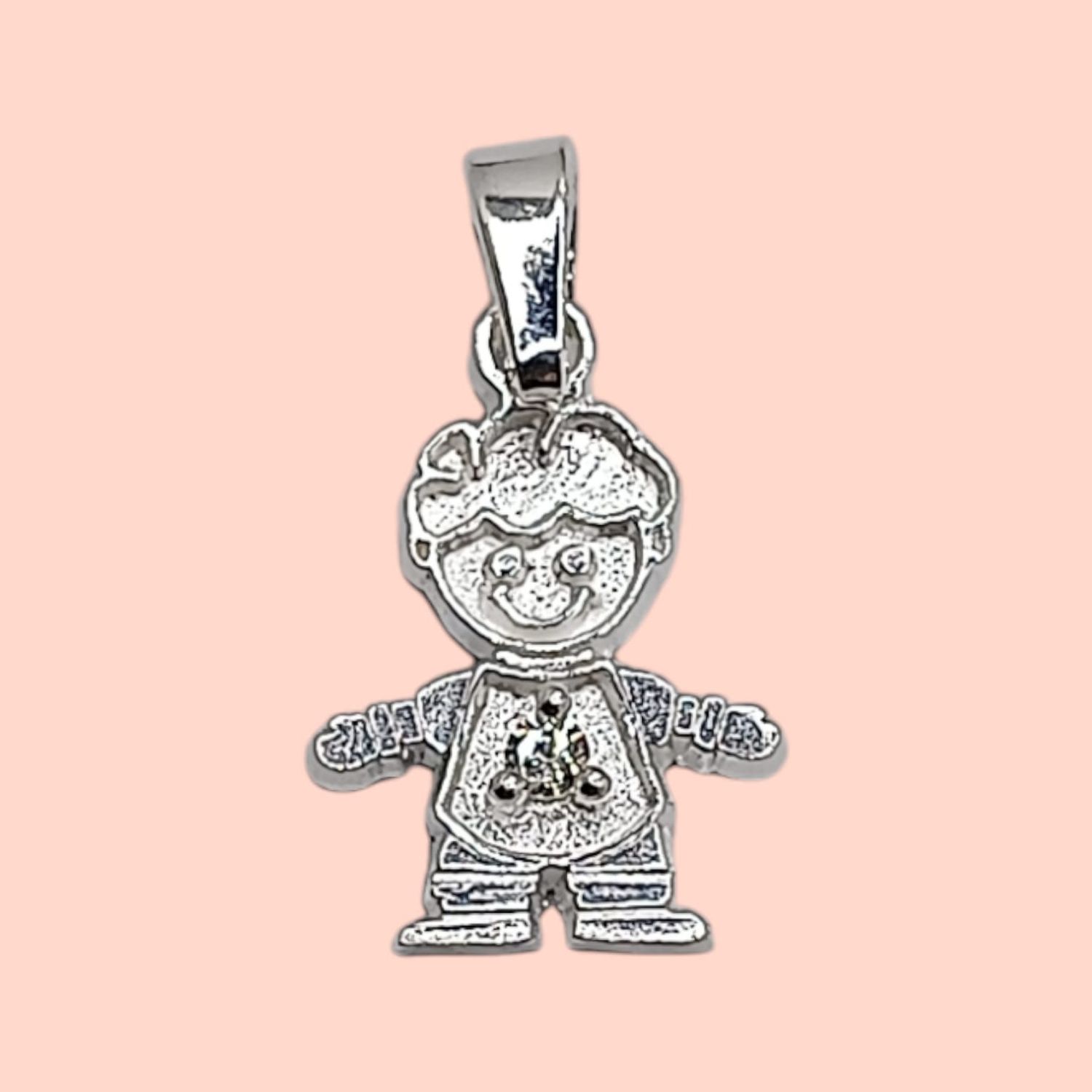 Dije Niño mes Noviembre. 1.8cm. de largo. PLATA .925