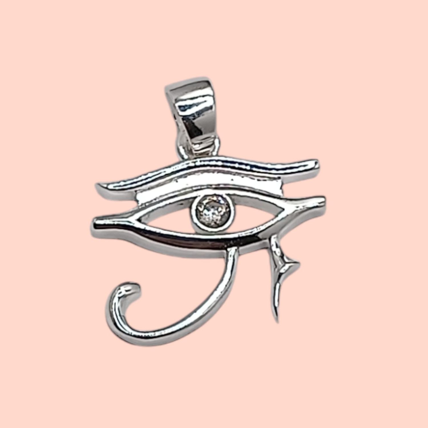 DIJE OJO DE HORUS EN PLATA 925