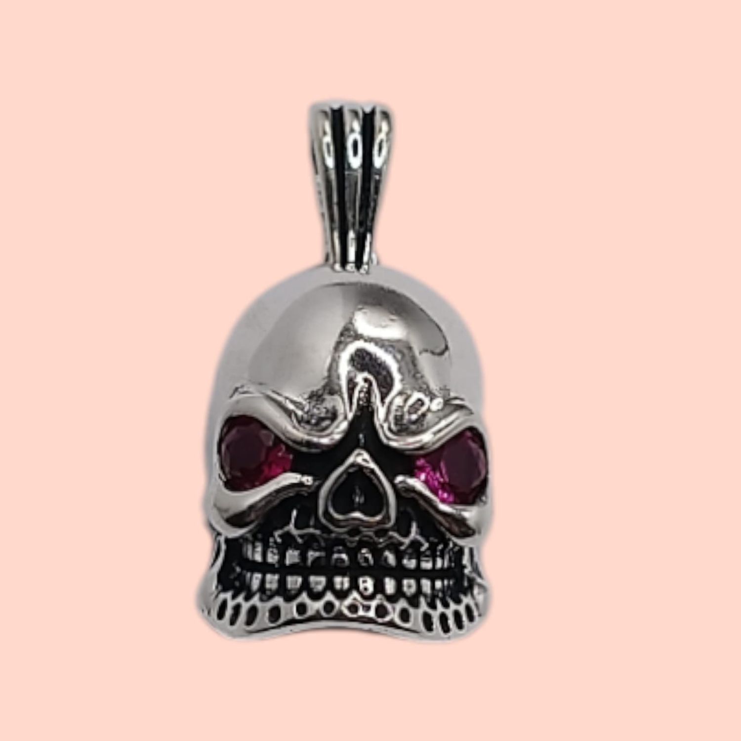 DIJE CALAVERA 3.5 CM LARGO TOTAL