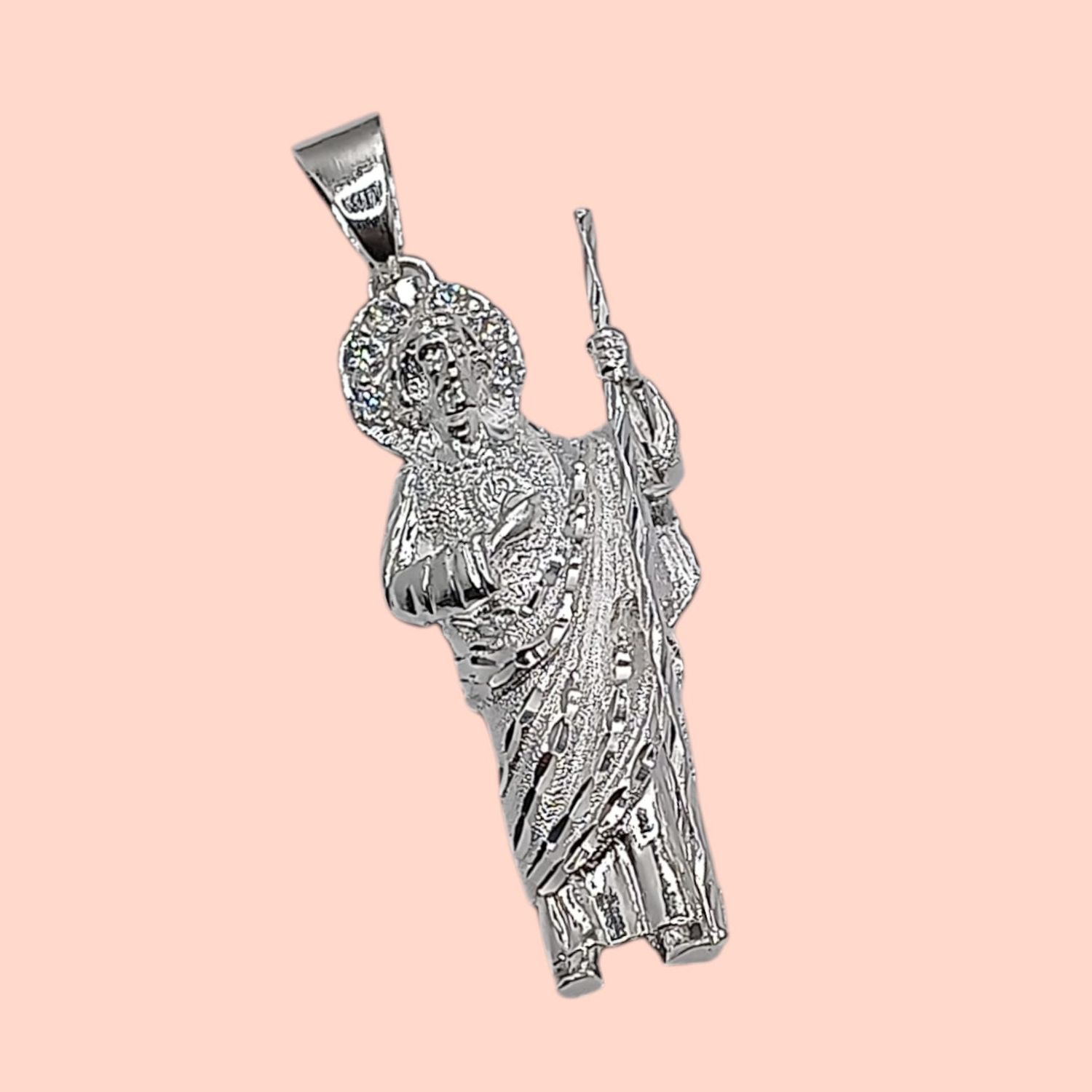 DIJE S  JUDAS  T 6 CM LARGO TOTAL PLATA .925