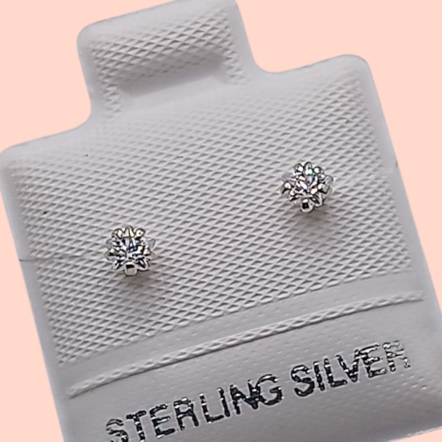 BROQUEL RECTO  ESTRELLA 2MM PLATA .925