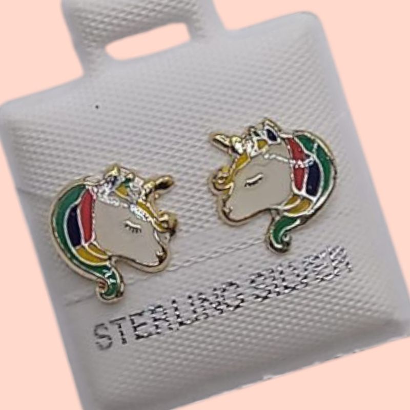 BROQUEL UNICORNIO ORO 14K
