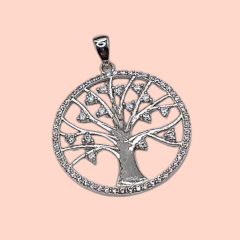 DIJE ARBOL DE LA VIDA 3.5 CM PLATA .925
