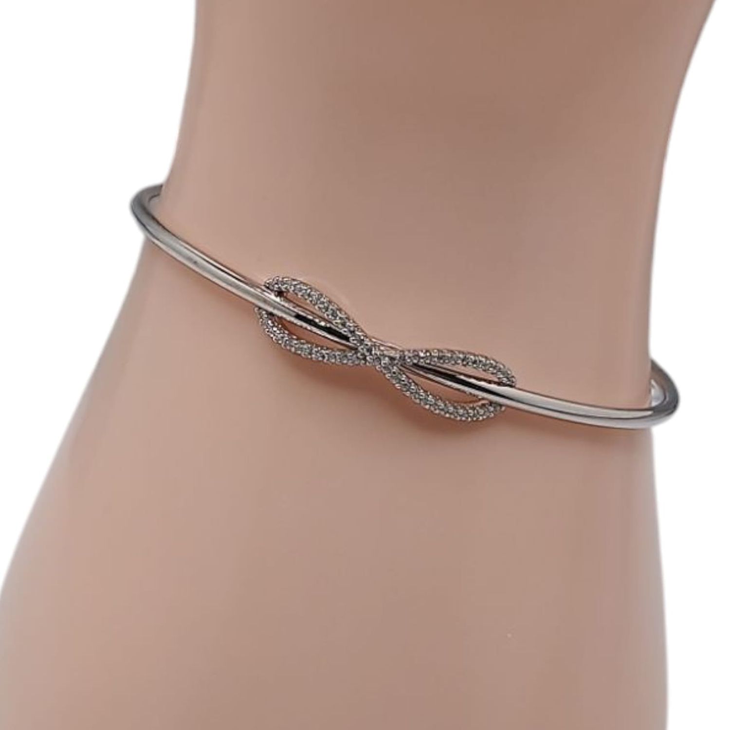 PULSERA ARO, INFINITO, PLATA .925