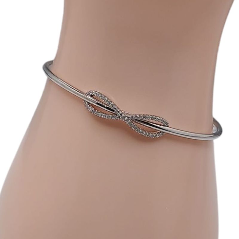 PULSERA ARO, INFINITO, PLATA .925
