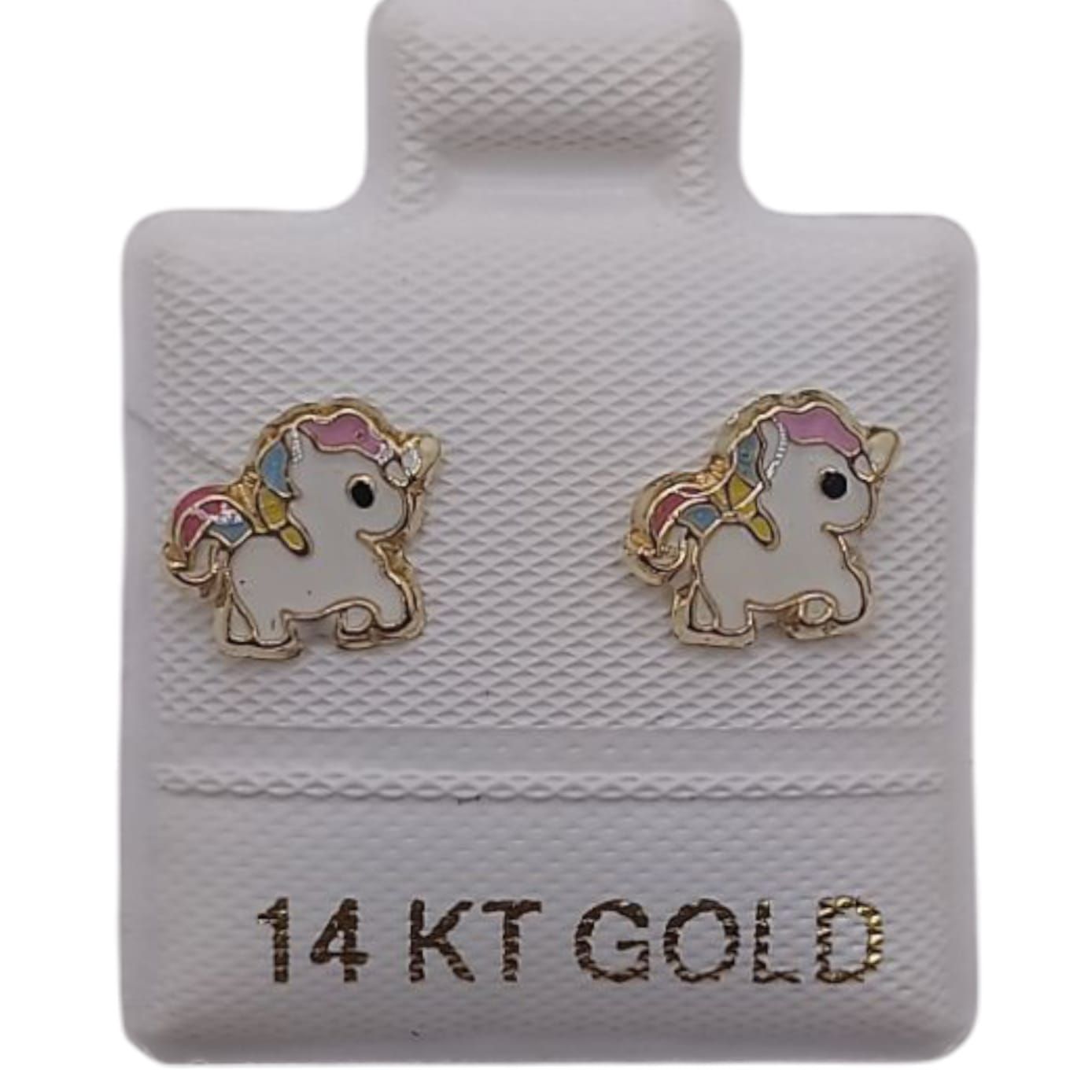 BROQUEL UNICORNIO ORO 14K