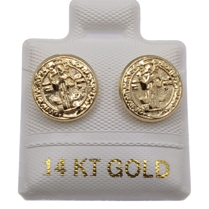 BROQUEL SAN BENITO ORO 14K EB210