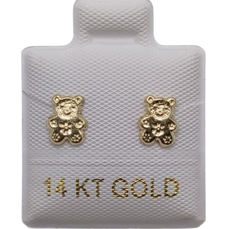 BROQUEL OSITO PELUCHE ORO 14K