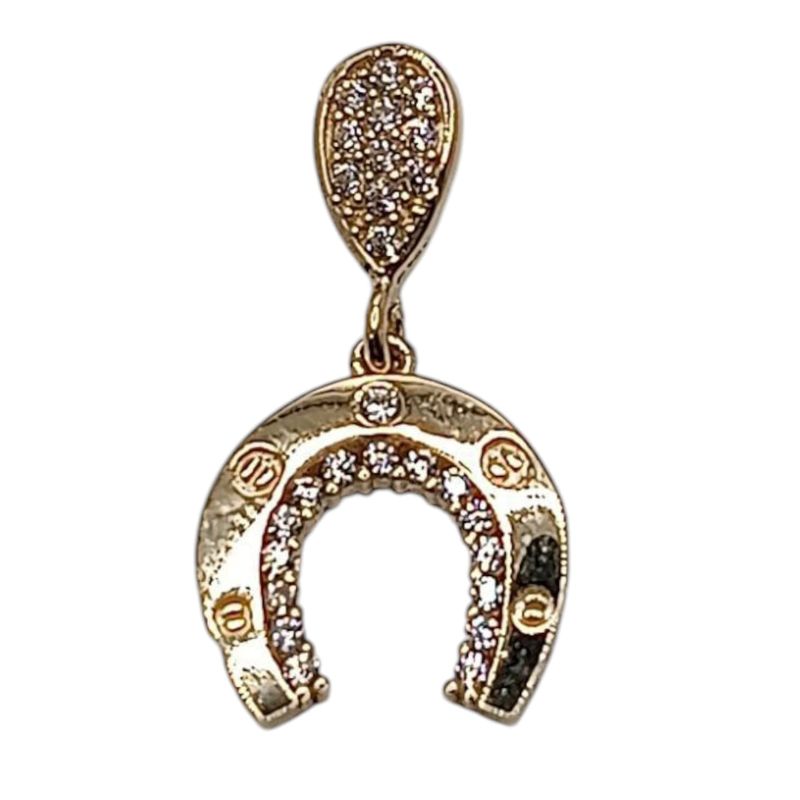 DIJE HERRADURA 2 CM ORO 14K