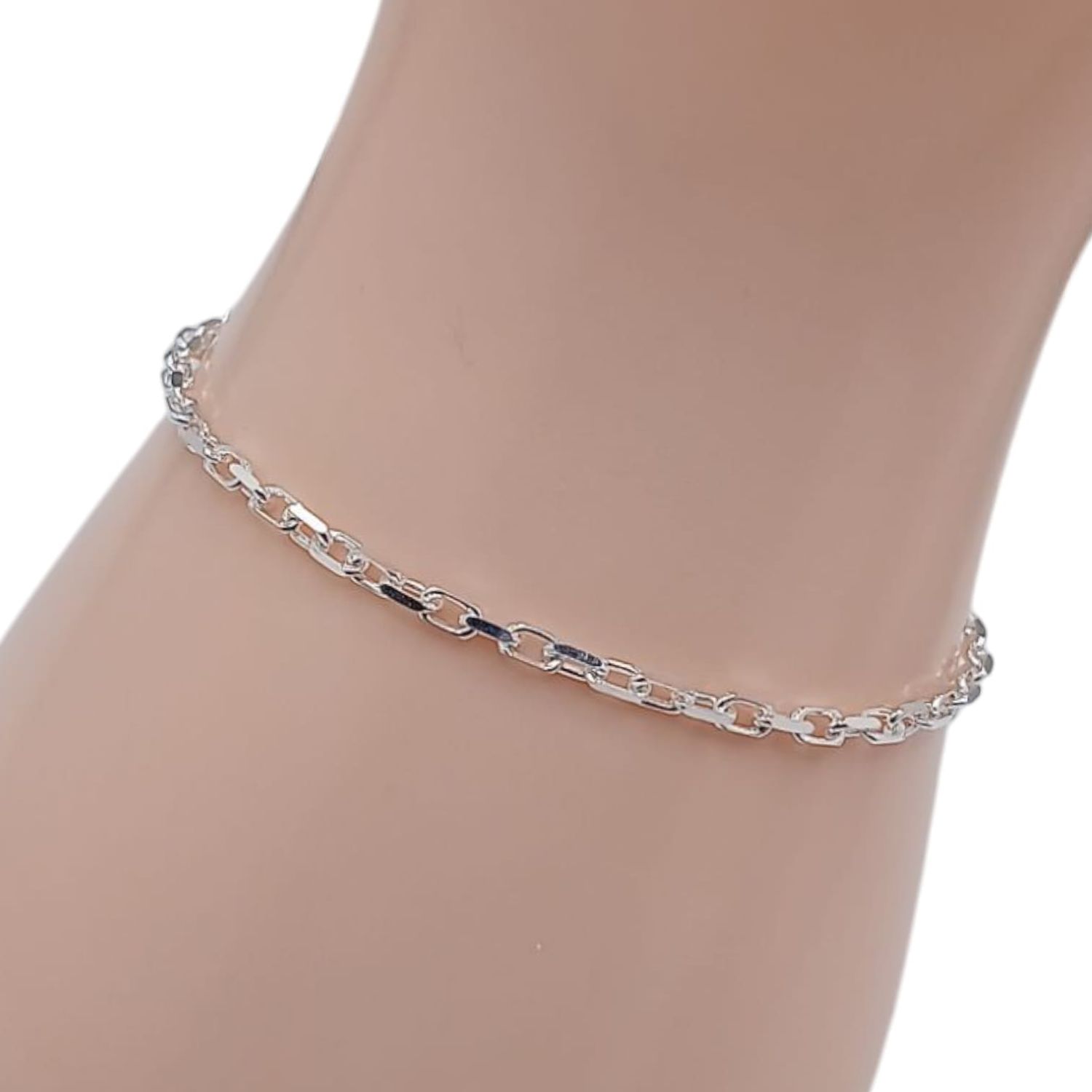 PULSERA ESPECIAL 7&quot; PLATA .925