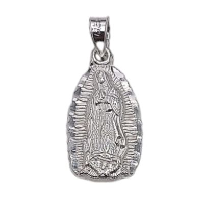 DIJE VIRGEN DE GPE 2.5 CM, PLATA .925