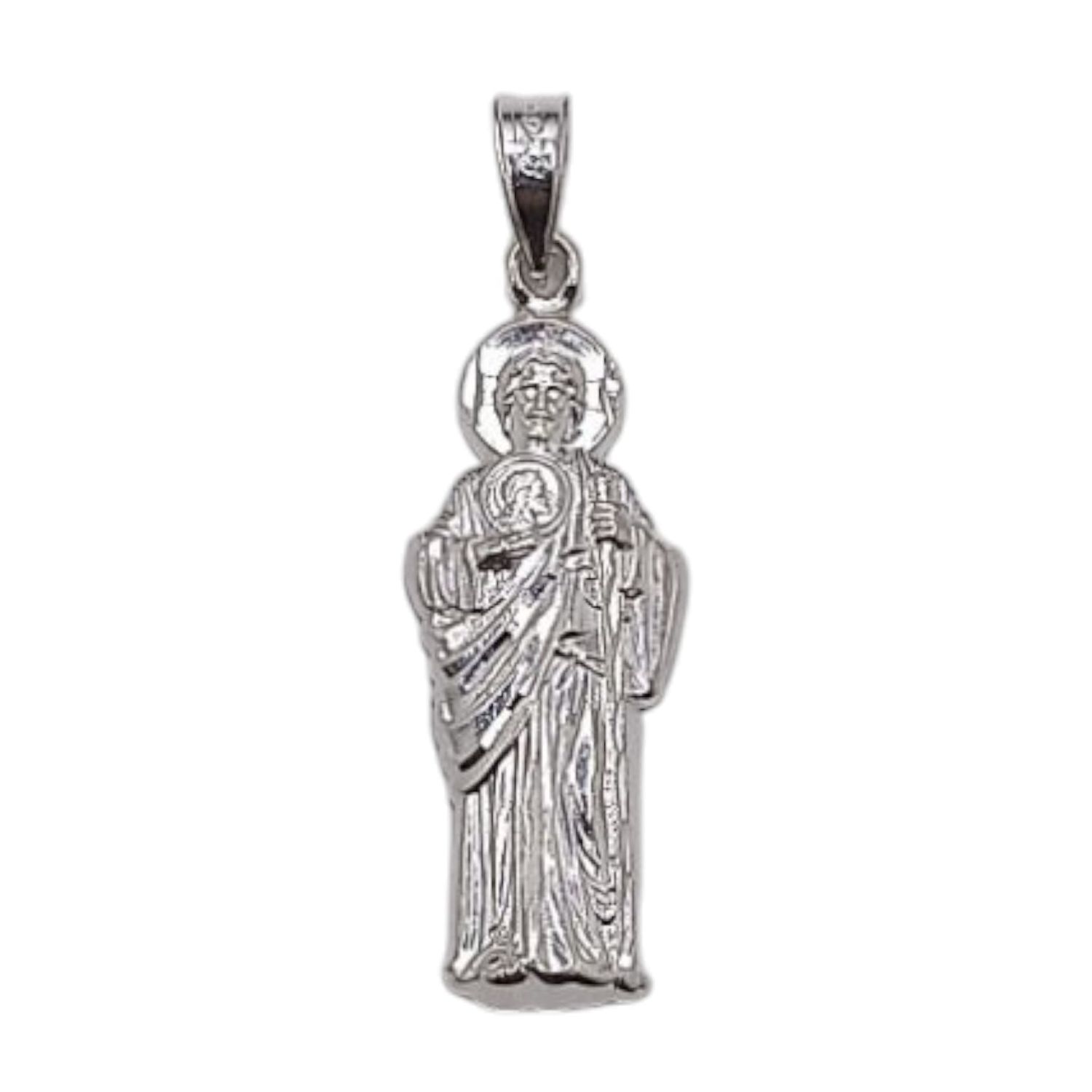 DIJE SAN JUDAS T, 3.5 CM PLATA .925