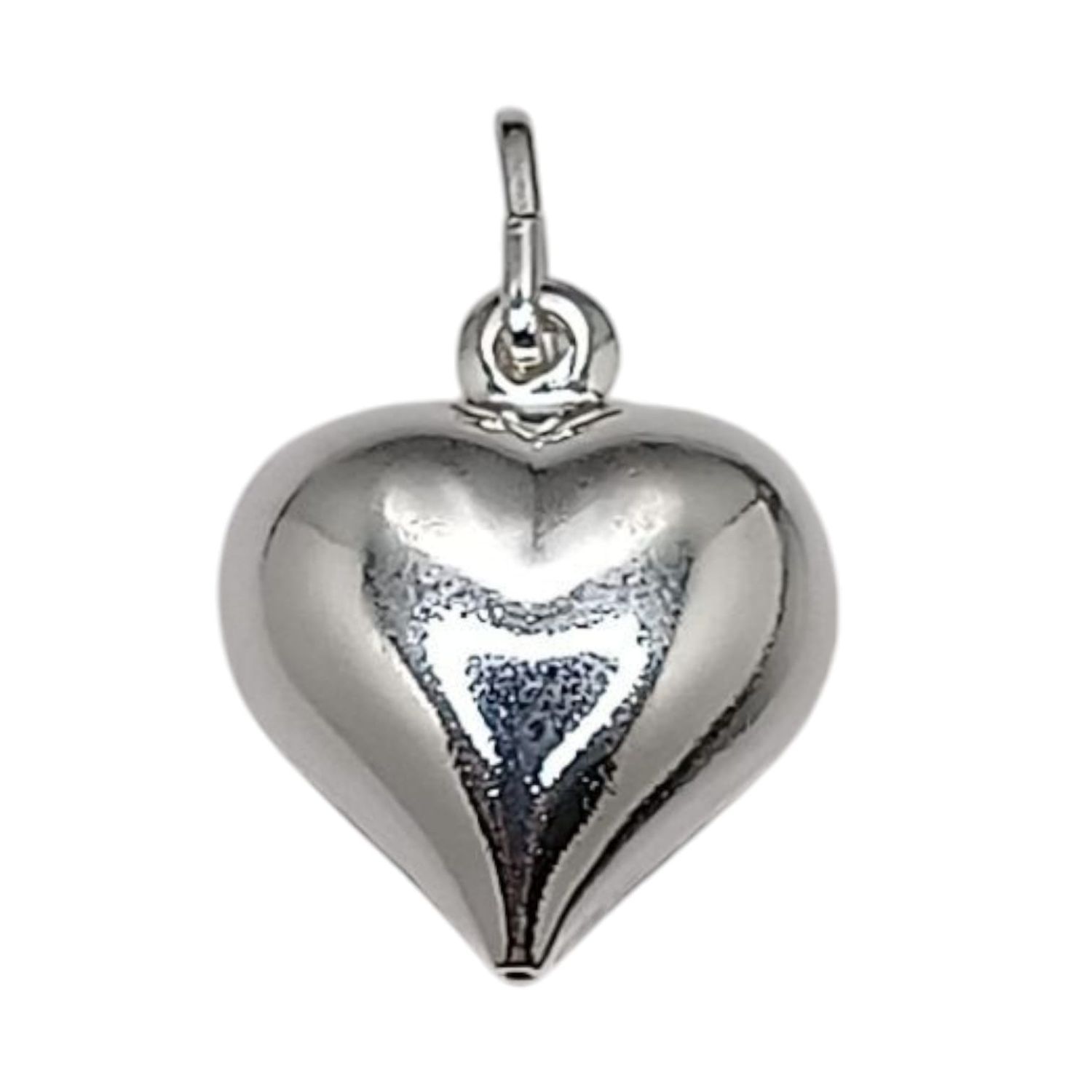 DIJE CORAZON 3 CM, PLATA .925