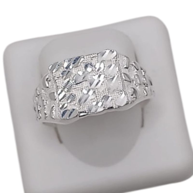 ANILLO CABALLERO TIPO BARROCO, VARIAS MEDIDAS, PLATA .925