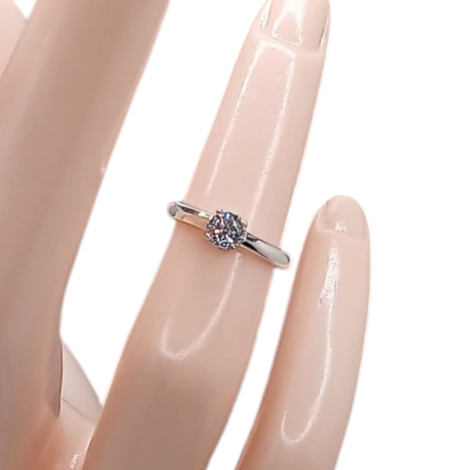 ANILLO NIÑA CZ BLANCA, PLATA .925