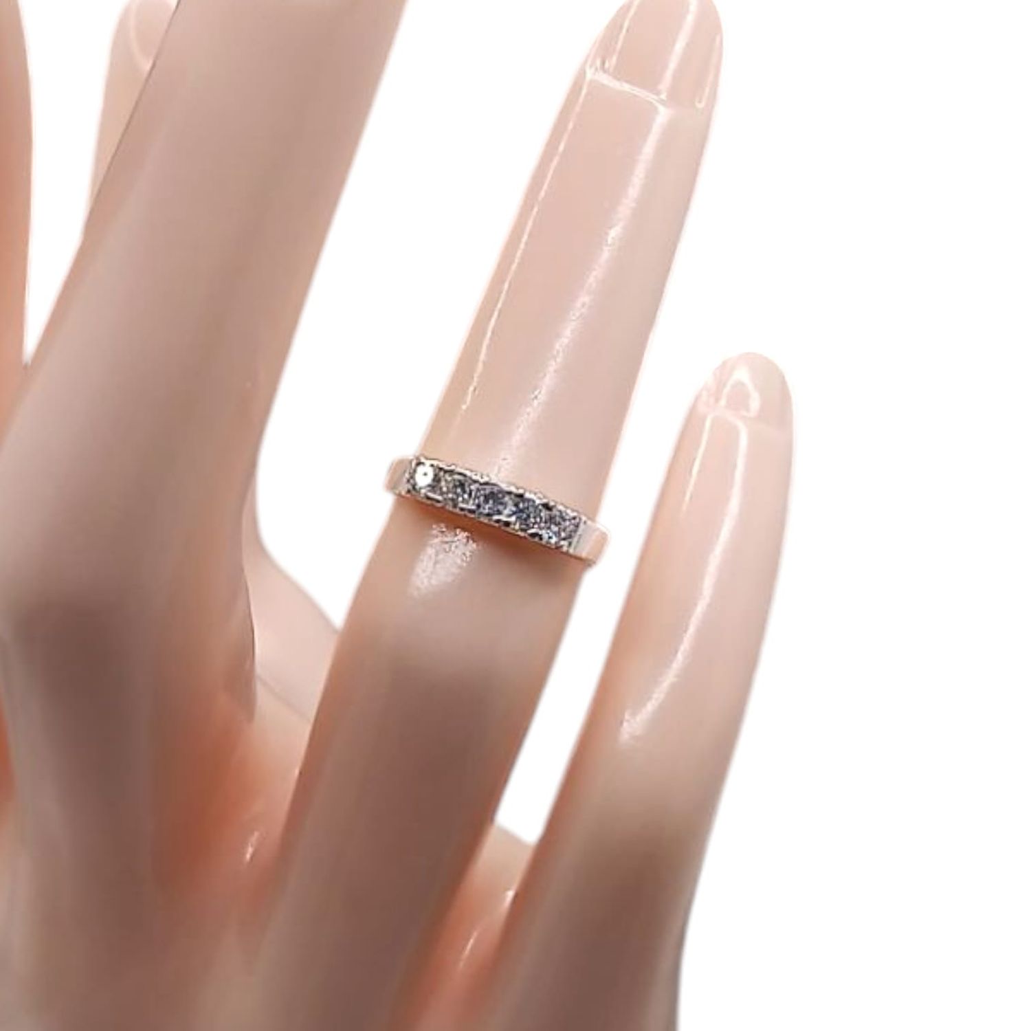ANILLO NIÑA CON CZ PLATA .925