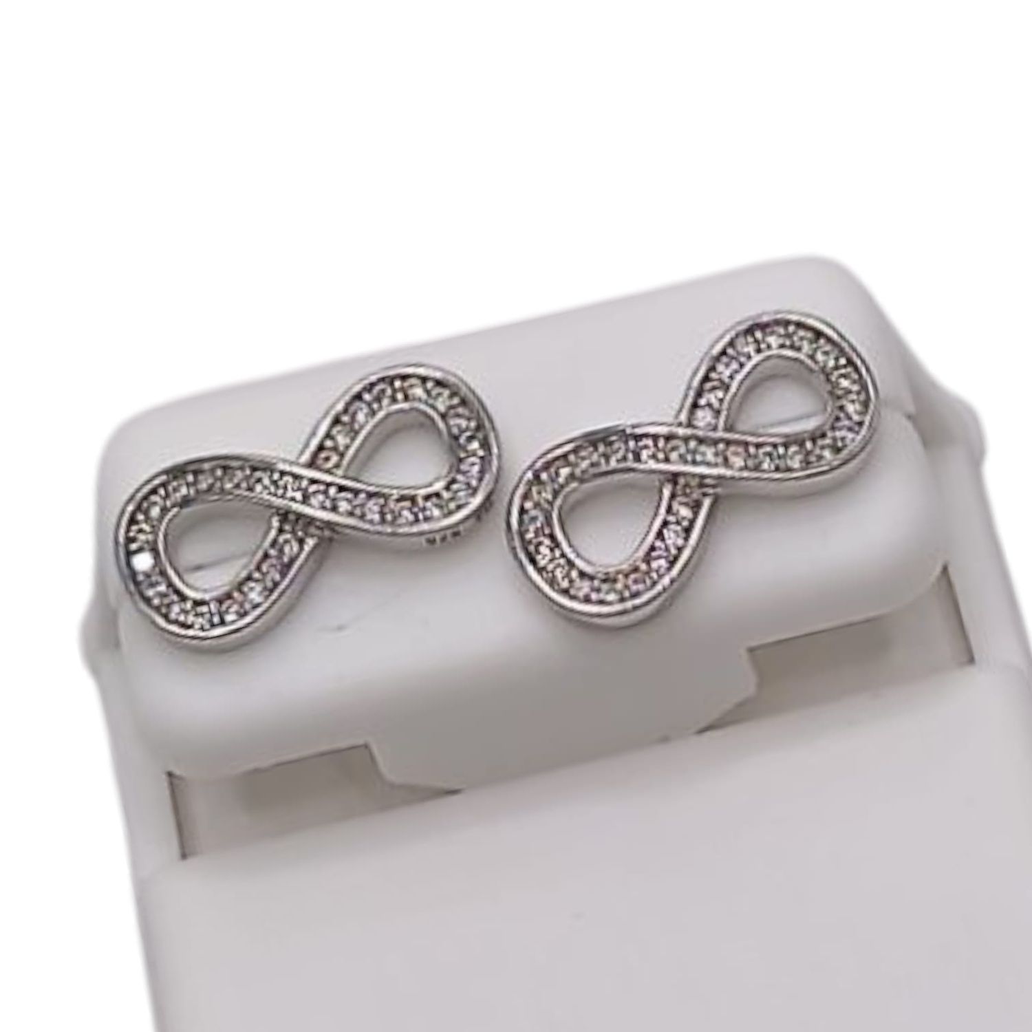 ARETE FANCY INFINITO BROCHE MARIPOSA, PLATA .925