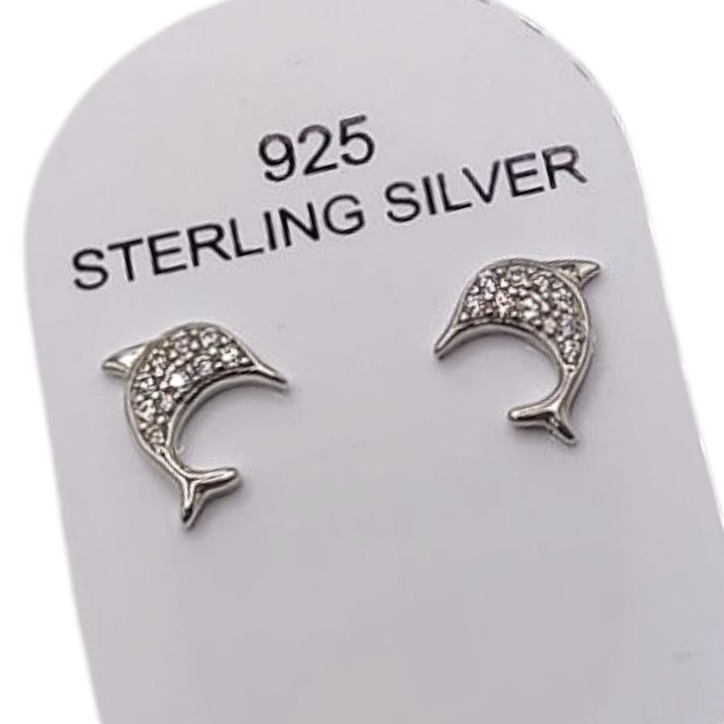 ARETE DELFIN FANCY, BROCHE MARIPOSA, PLATA .925