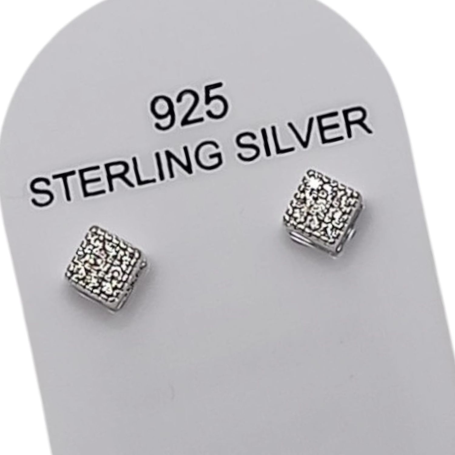 ARETE ROMBO CON MINI CZ, BROCHE MARIPOSA, PLATA .925