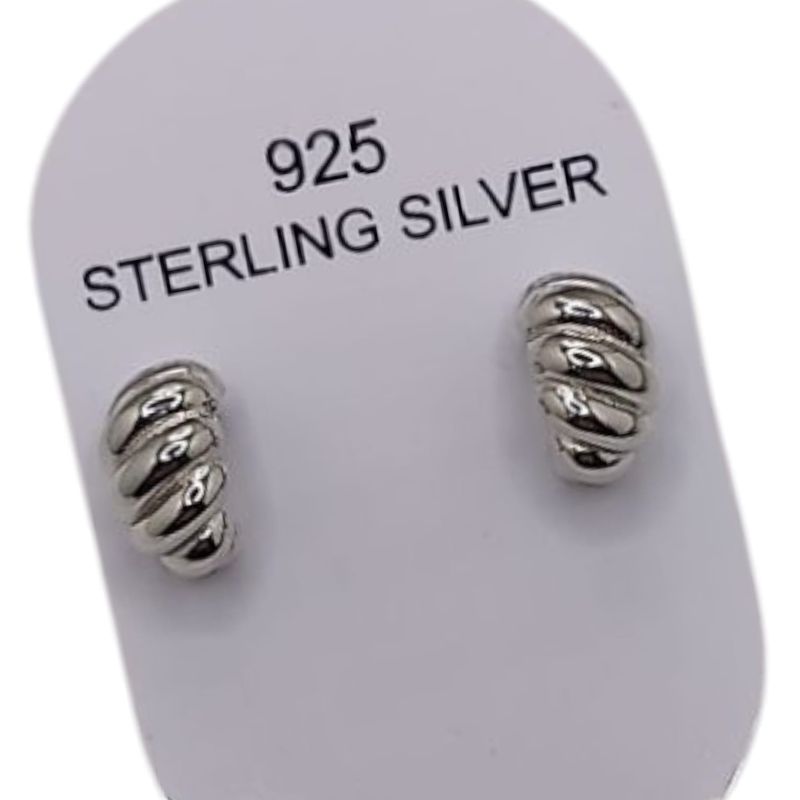 ARETE PRINCESA, BROCHE MARIPOSA, PLATA .925