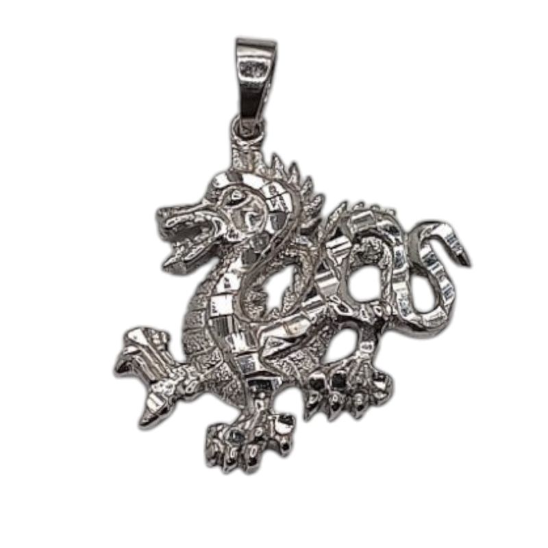 DIJE DRAGON 3 CM, PLATA .925