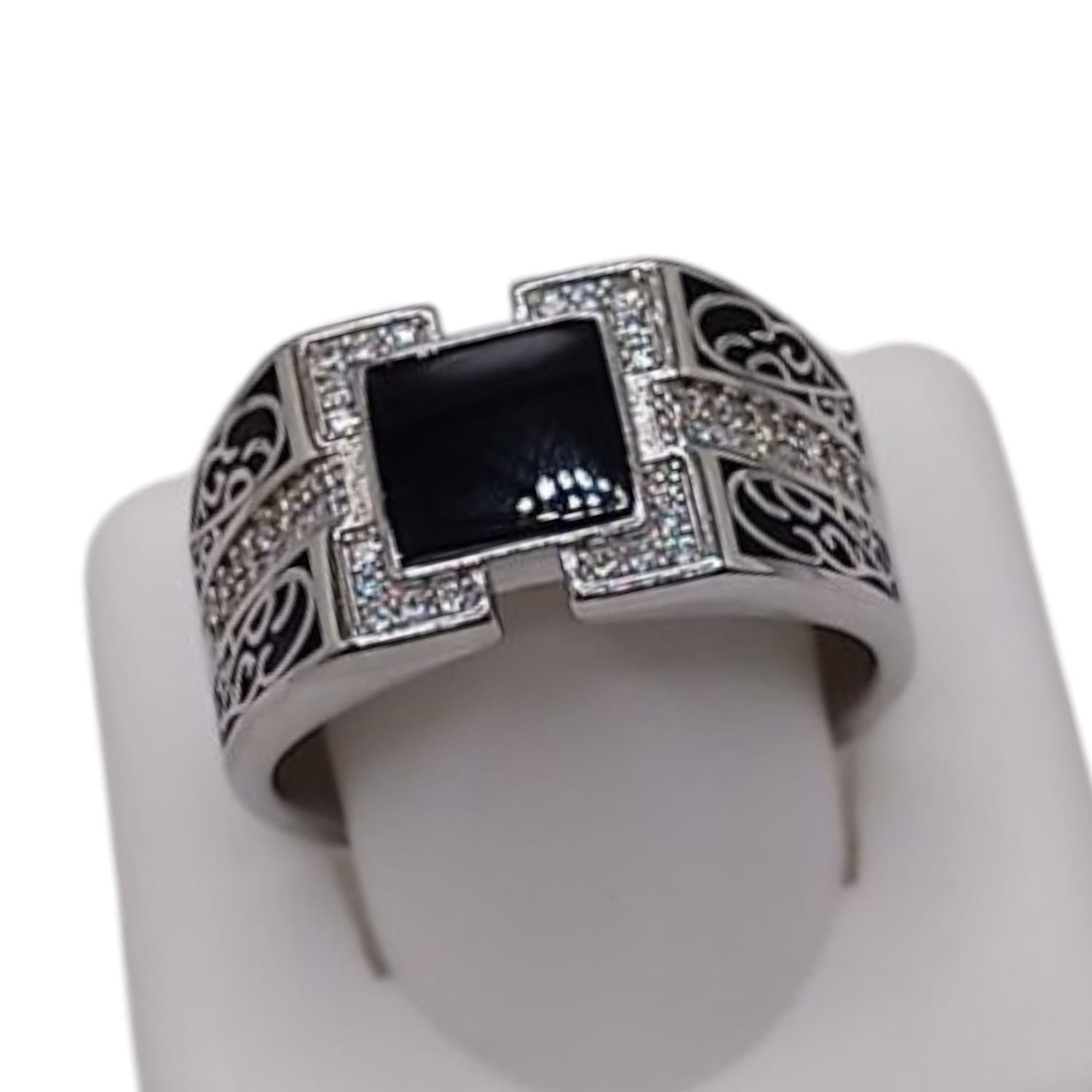 ANILLO CABALLERO # 13, PLATA .925
