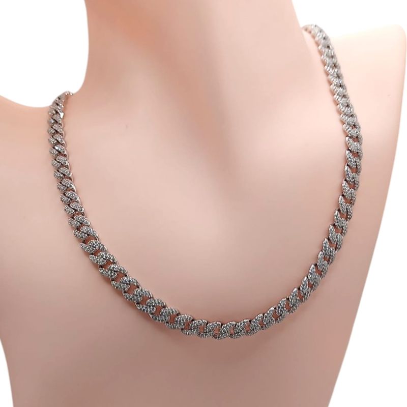 CADENA MONACO 20&quot; 6MM, PLATA .925