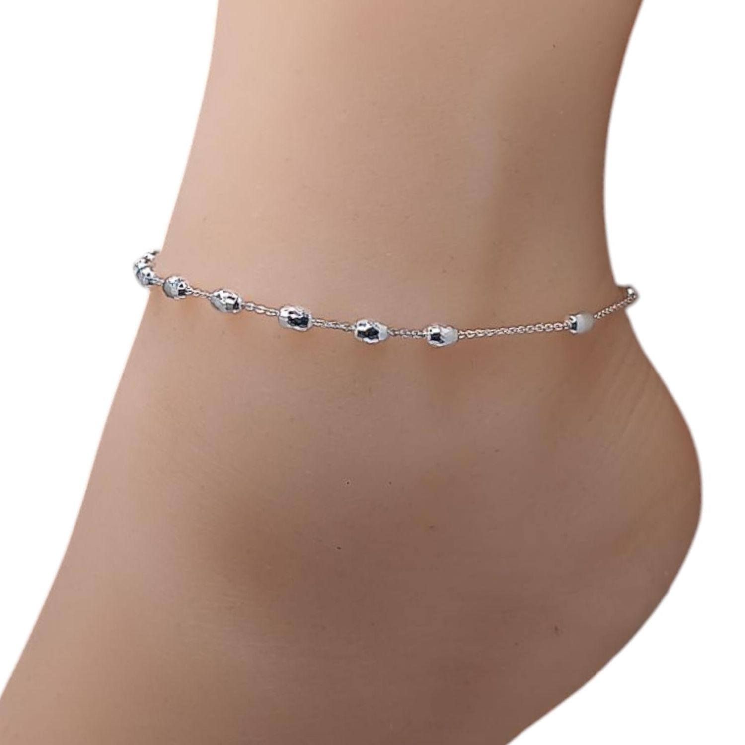 TOBILLERA BARRILITO 9&quot;  PLATA .925