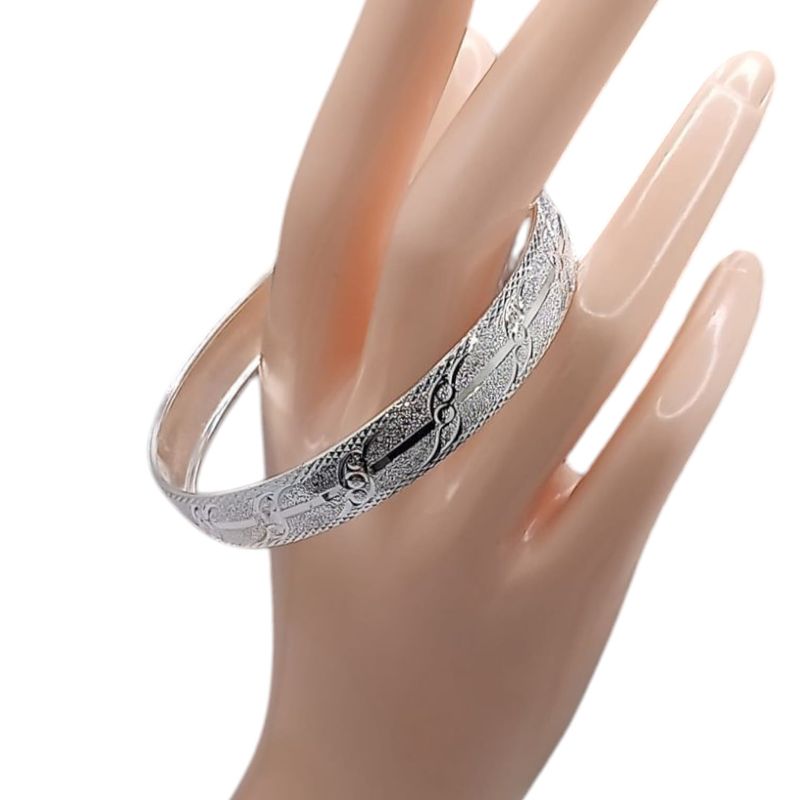 ARO DIAMANTADO 6.5&quot; PLATA .925