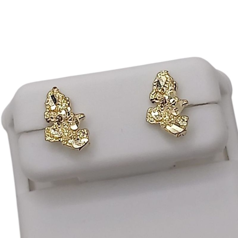 BROQUEL NUGGUET, ORO 10K