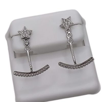 ARETE ESTRELLA COLGANTE CON MINI CZ BCA,   PLATA .925
