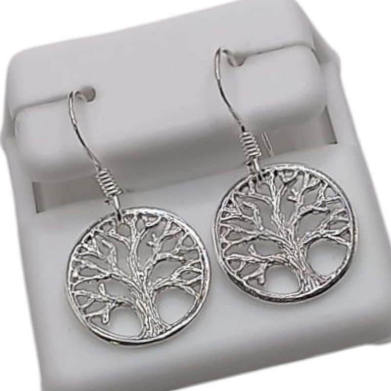 ARETE ARBOL DE LA VIDA PLATA .925