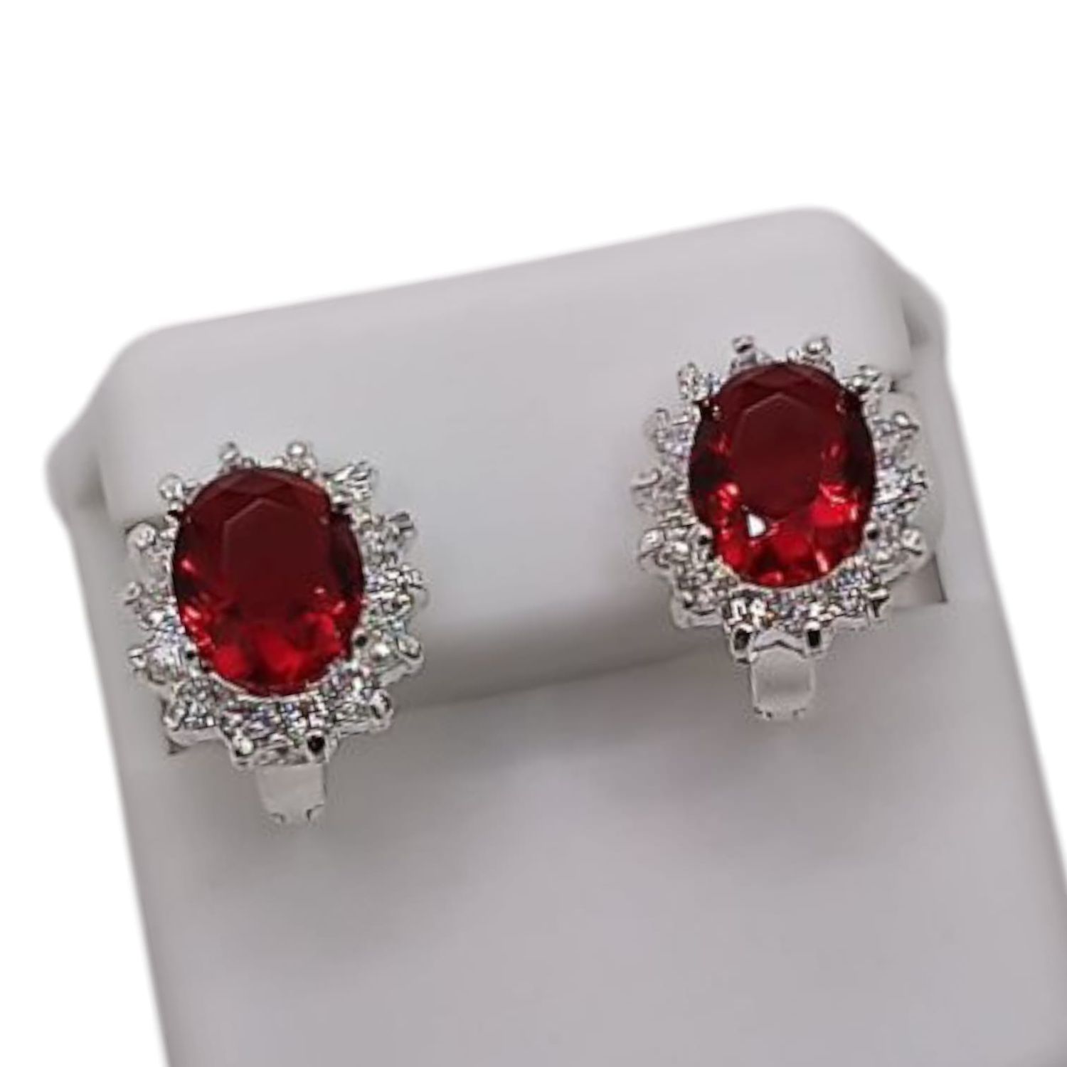 HUGGUI CZ ROJA PLATA .925